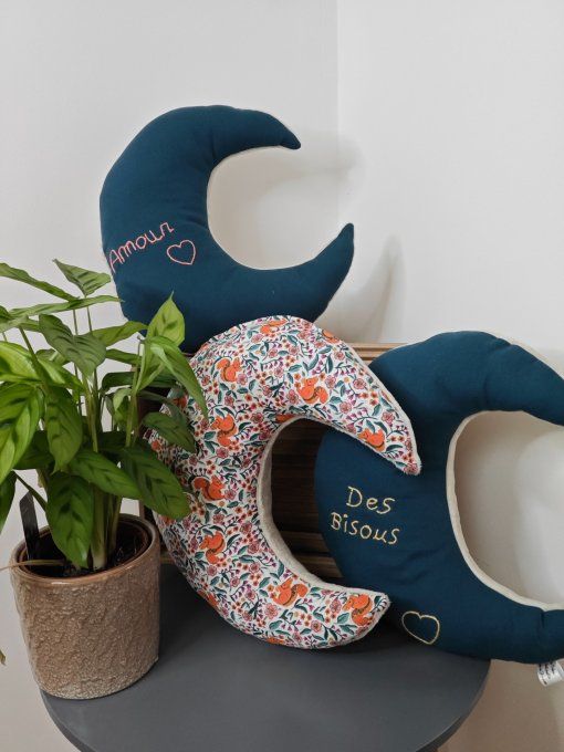 Coussins différents coloris.